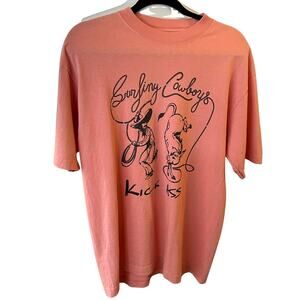 Surfing Cowboys Kick A** Graphic Tee – Made in USA